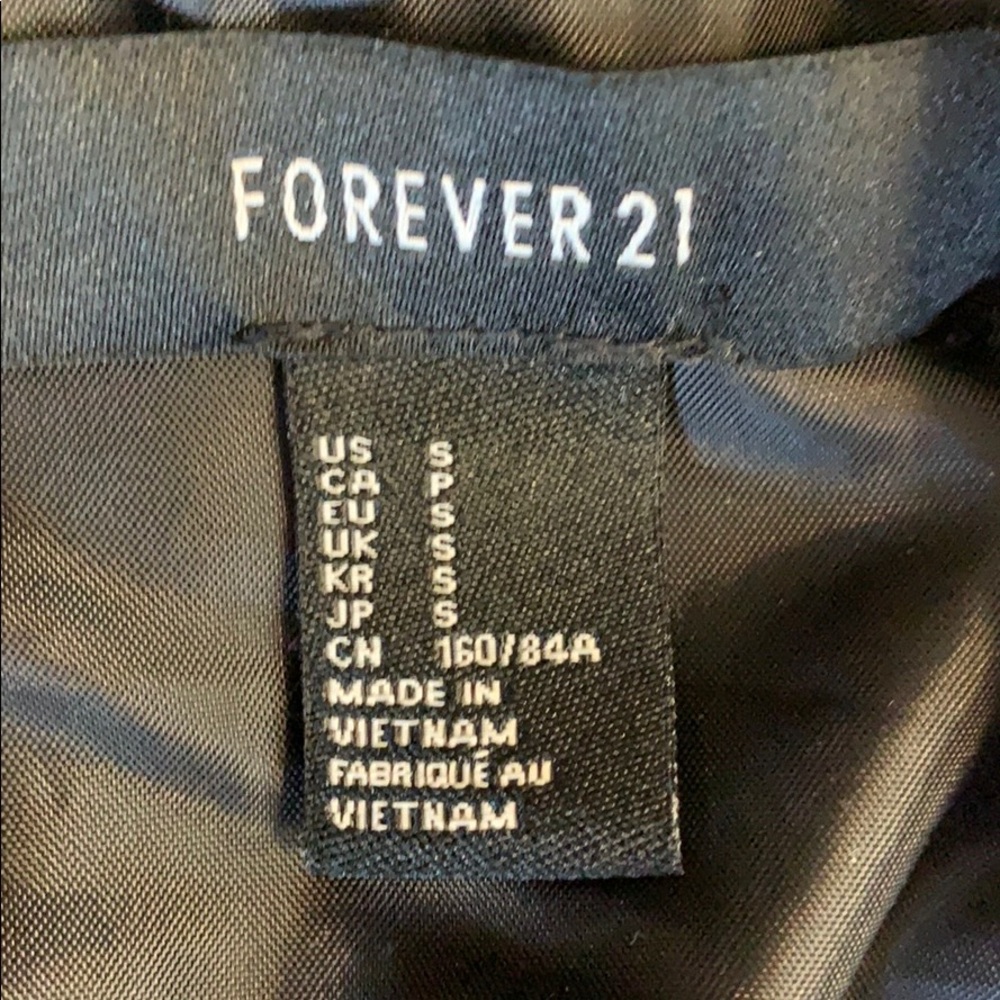 Black and white bomber/letter jacket size small - Picture 7 of 8